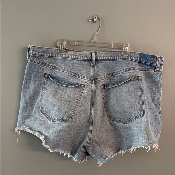 Abercrombie & Fitch 90s Relaxed Cuffed High Rise Shorts Womens waist 36 size 22 - Picture 7 of 12